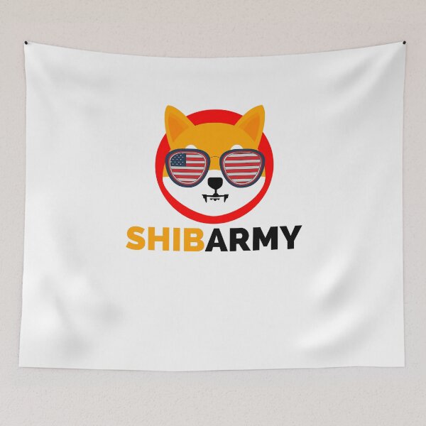 Item preview, Shiba Army, Shiba Inu Coin With Sunglasses with USA flag designed and sold by RE PIXEL.