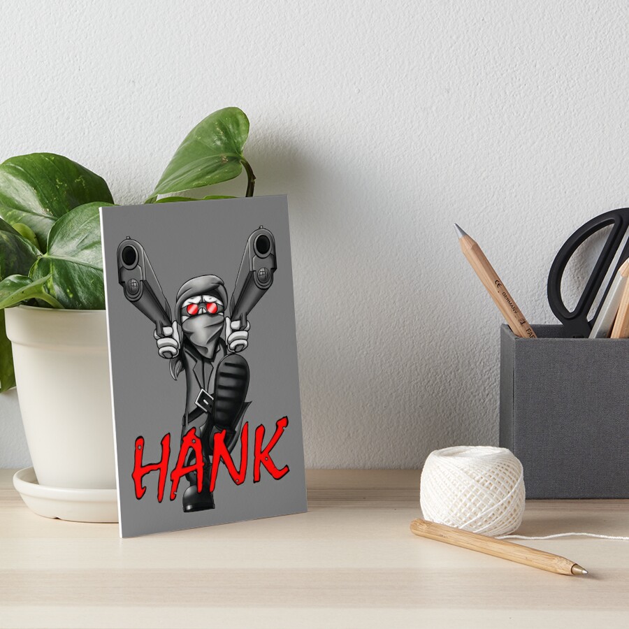 madness combat - hank | Art Board Print