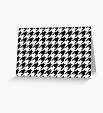 Houndstooth Pixel Pattern – Prints & Posters Greeting Card