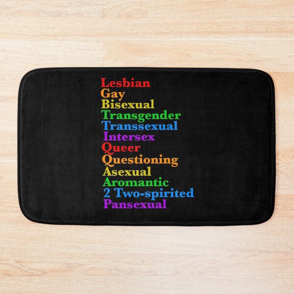 Item preview, LGBTTIQQAA2P Pride Diversity Rainbow LGBTQ Acronym designed and sold by Epic Love Designs.