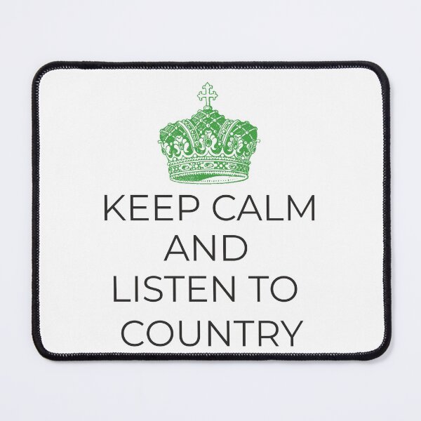 Item preview, Keep Calm and Listen to Country- tee shirt designed and sold by hardscuffle.