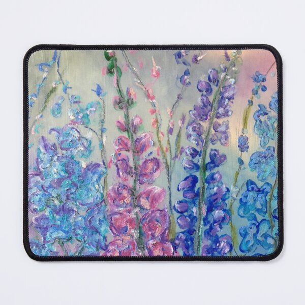 Item preview, Blue flowers designed and sold by Merlinsmates.
