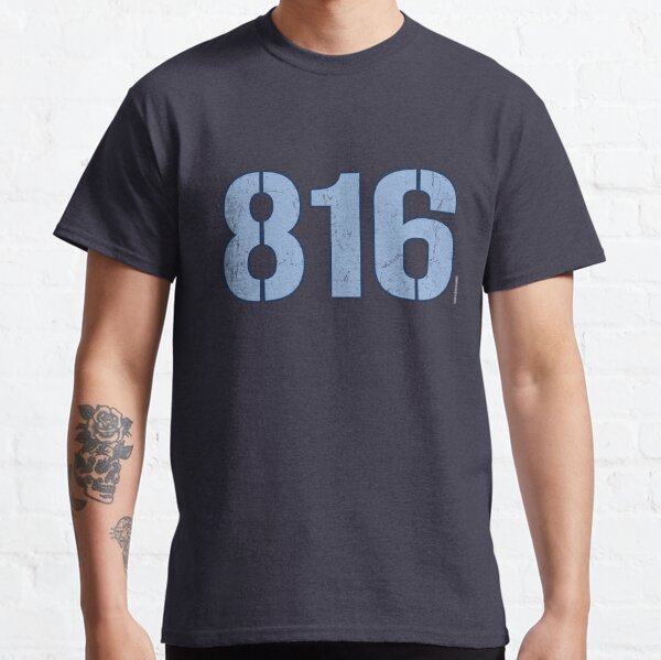 Kansas City 816 (blue) Classic T-Shirt