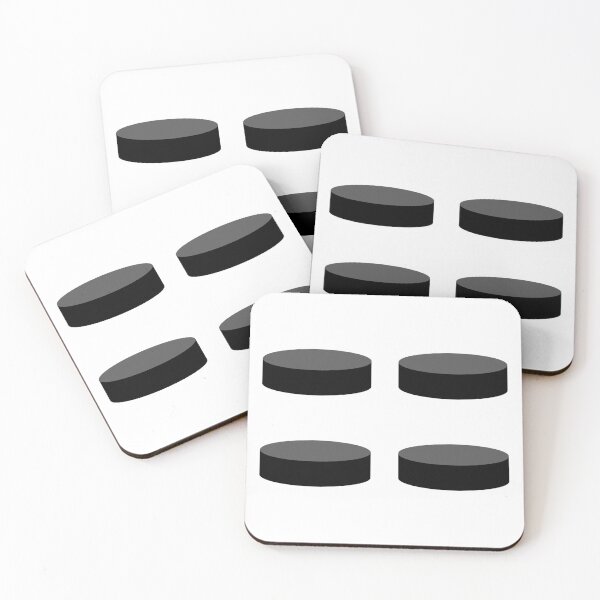 Item preview, ICE HOCKEY PUCK 4 PACK BUNDLE SET designed and sold by HOCKEYBUBBLE.