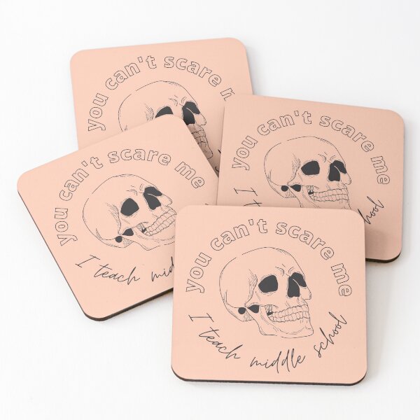 Item preview, You can't scare me, I teach middle school - Teacher sticker designed and sold by tofumofo.