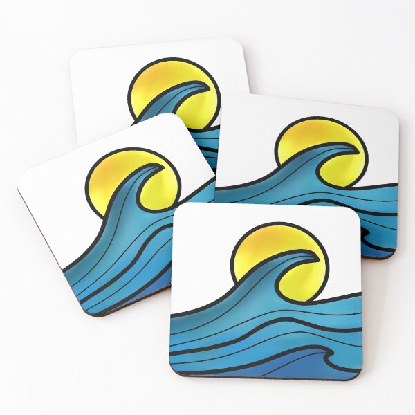 Item preview, Oacian Blue Ocean Wave Sun designed and sold by kounellis.
