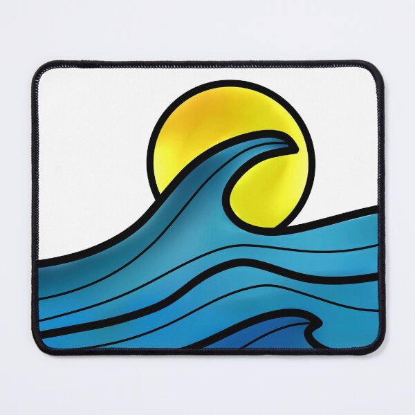 Item preview, Oacian Blue Ocean Wave Sun designed and sold by kounellis.