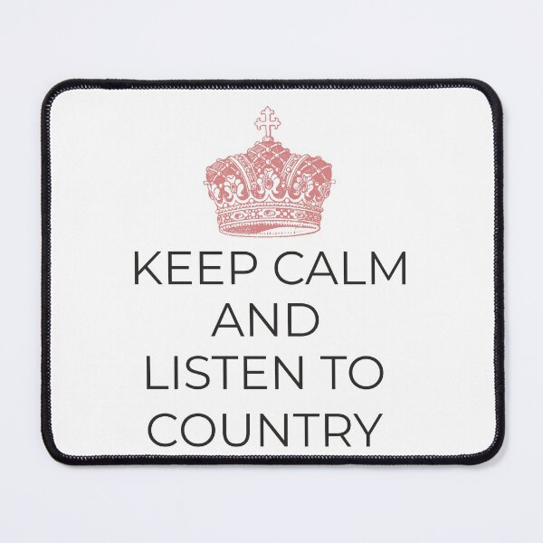 Item preview, Keep Calm and Listen to Country- tee shirt designed and sold by hardscuffle.