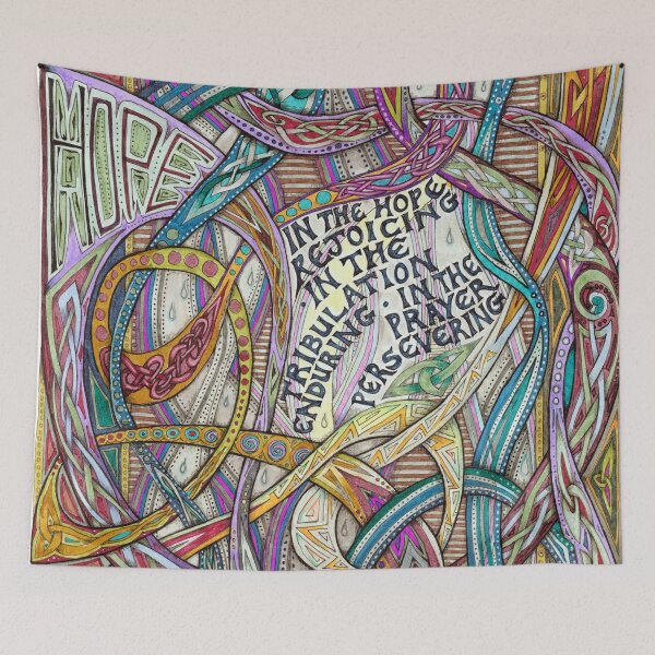 Item preview, Hope and Pray designed and sold by Lindisfarne Scriptorium.