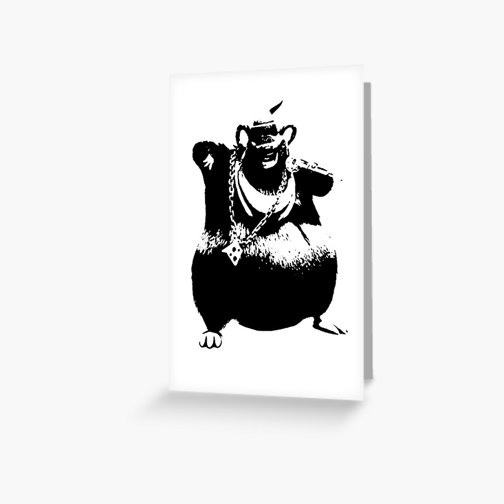 biggie cheese Greeting Card by lghafour