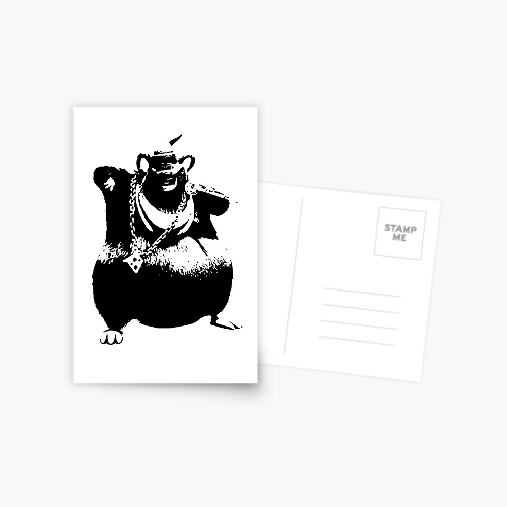 Biggie cheese Postcard for Sale by Paintandgo