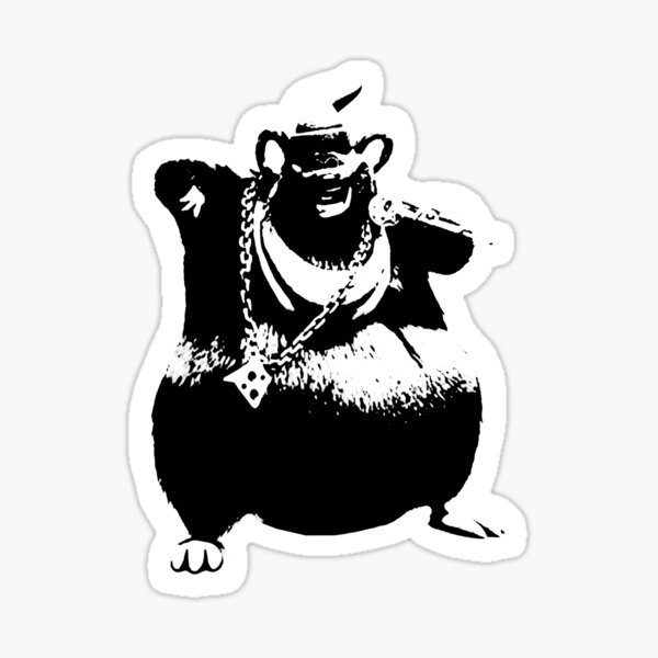 Biggie Cheese Stickers Redbubble - roblox biggie cheese decal