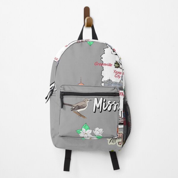 Item preview, illustrated Map of Mississippi in US with the major Cities and symbols designed and sold by mashmosh.