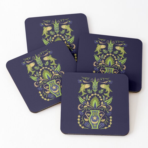 Item preview, Iznik Tile Arts - Olive designed and sold by IZANAMI By Akane Yabushita.