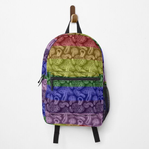 Item preview, Rainbow Hues and Mushrooms designed and sold by patternedprints.