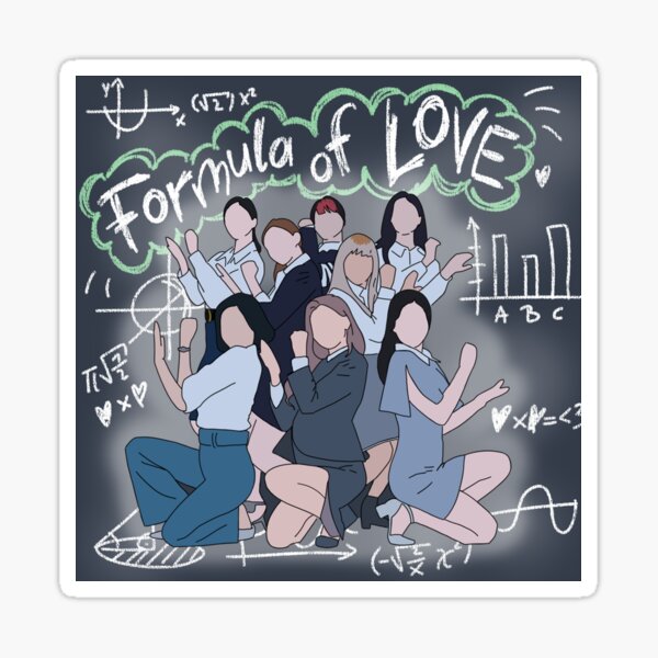 Twice Formula of Love Scientist Sticker