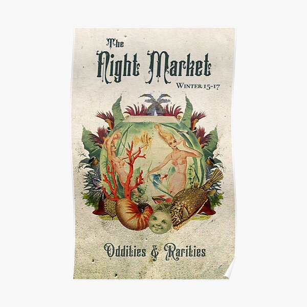 Stardew Valley Night Market Poster Poster