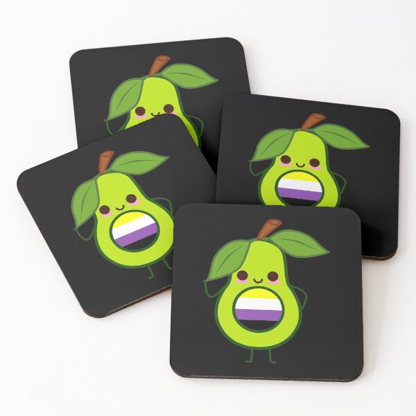 Item preview, Subtle Nonbinary  Avocado. nonbinary avocado. non binary avocado designed and sold by tiredandbored.