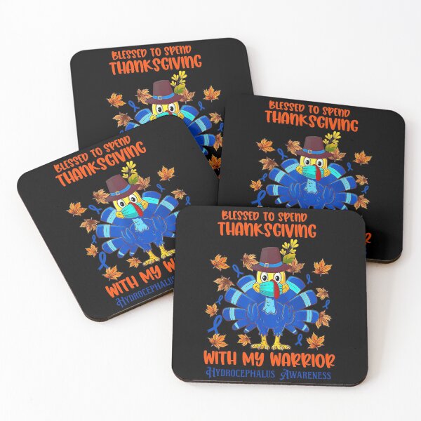 Item preview, Blessed to spend thanksgiving with my warrior hydrocephalus Awareness  - hydrocephalus awareness month  designed and sold by Designs Of all kinds.