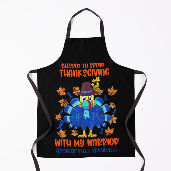 Item preview, Blessed to spend thanksgiving with my warrior hydrocephalus Awareness - hydrocephalus awareness month designed and sold by Designs Of all kinds.