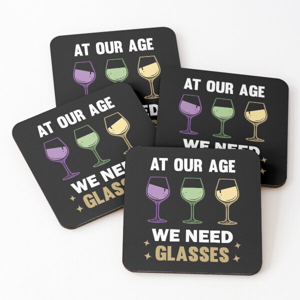 Item preview, At Our Age We Need Glasses designed and sold by AmethystMurad.