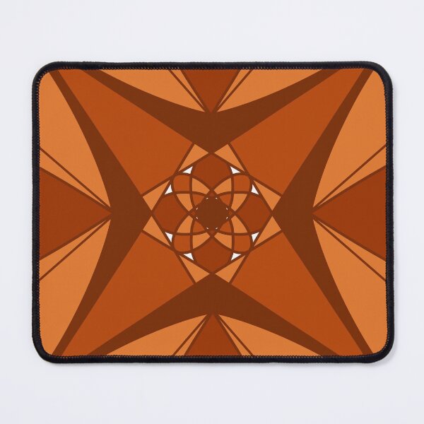 Item preview, Abstract Pattern On Ceramic Tile, Burnt Orange designed and sold by bubblyshades.