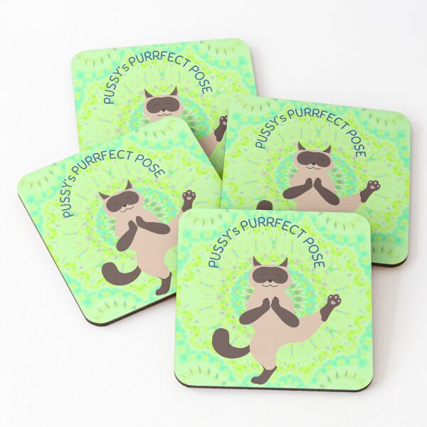 Item preview, Yoga Cat Relaxed/Cute Cat doing a Cool Yoga Pose designed and sold by haRexia.