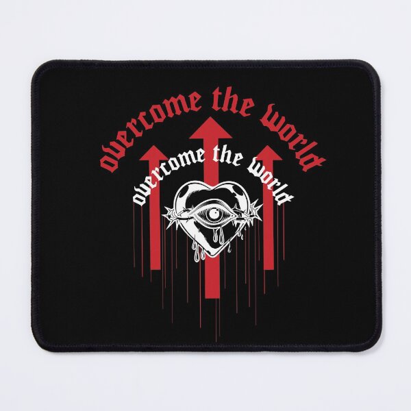 Item preview, Overcome the world Christian grunge dark  designed and sold by Quantastic.