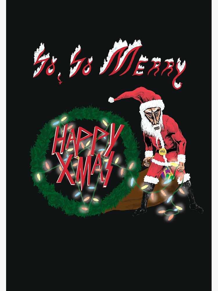 Thumbnail 2 of 2, Greeting Card, So, So Merry Christmas Card designed and sold by cleandemon.
