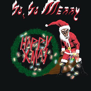 Artwork thumbnail, So, So Merry Christmas Card by cleandemon