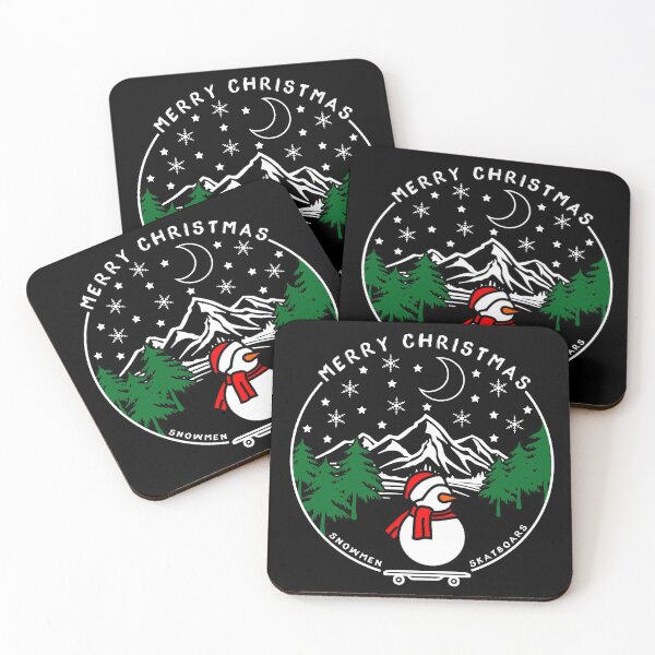 Item preview, snowmen christmas holiday skatboard designed and sold by Art-by-da.