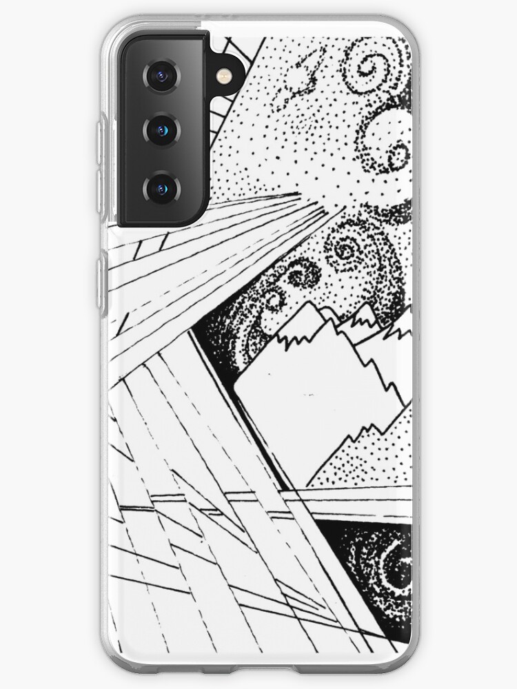 Thumbnail 1 of 4, Samsung Galaxy Phone Case, Skyline Stars and Slopes designed and sold by LittleLotte.