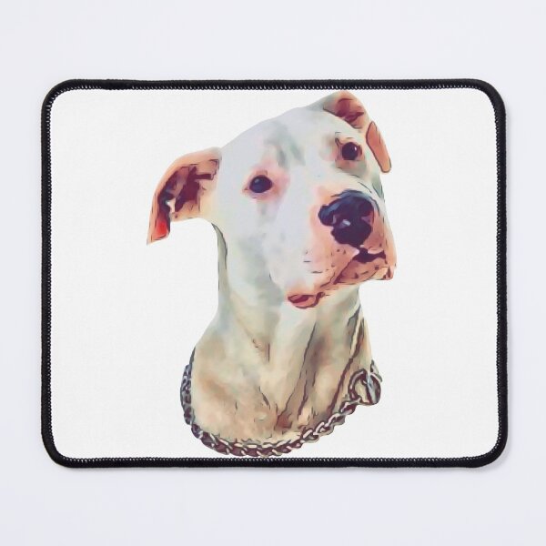 Item preview, Young Cartoon Dogo Argentino Head design designed and sold by BayRosePets.