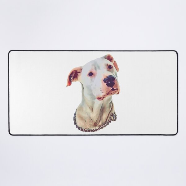 Item preview, Young Cartoon Dogo Argentino Head design designed and sold by BayRosePets.