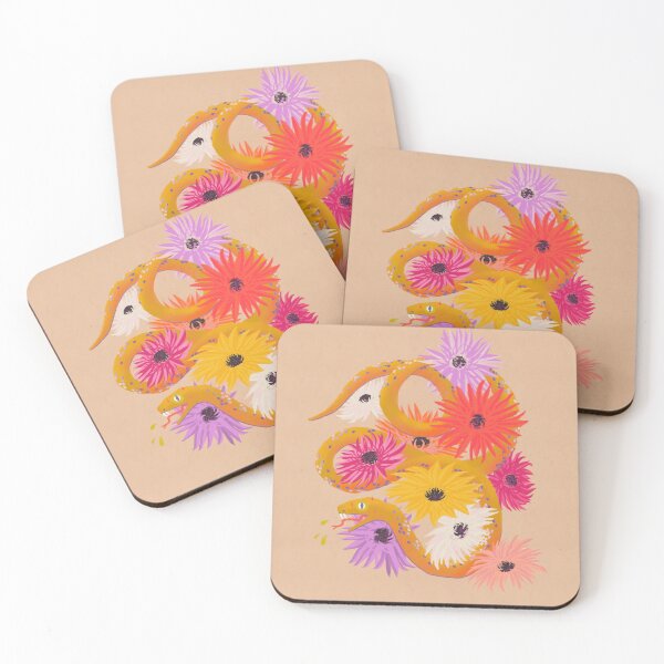 Item preview, A Snake in The Flowers designed and sold by Boba Fauvette.