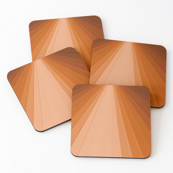Item preview, Retro Inspired Line Design, Burnt Orange designed and sold by bubblyshades.