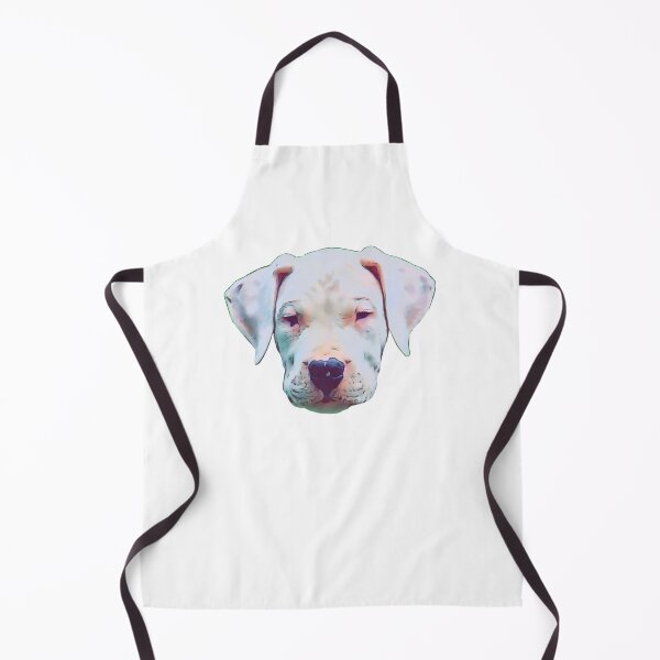 Item preview, Cartoon Puppy Dogo Argentino Head design designed and sold by BayRosePets.