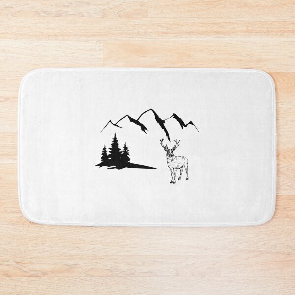 Item preview, The deer in the montagne. designed and sold by RedPic01.