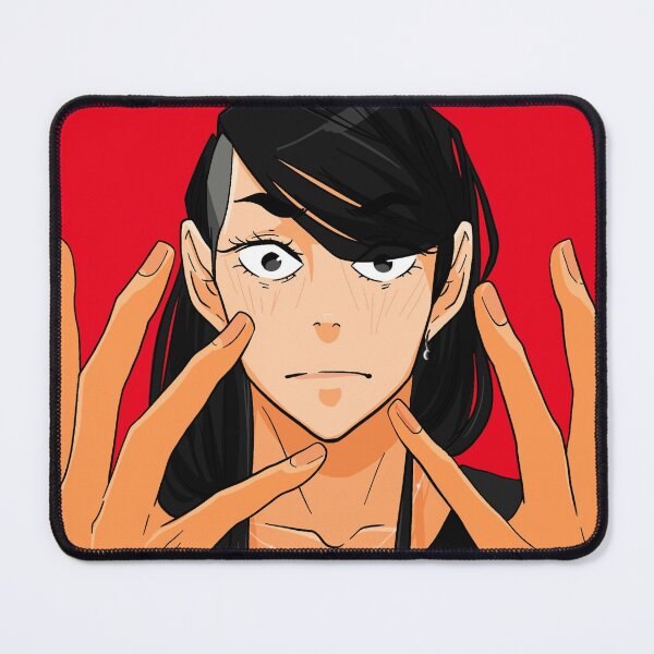 Item preview, Crazy Mitsu (Blindfold) on a red background by Mashersan designed and sold by Mashersan.