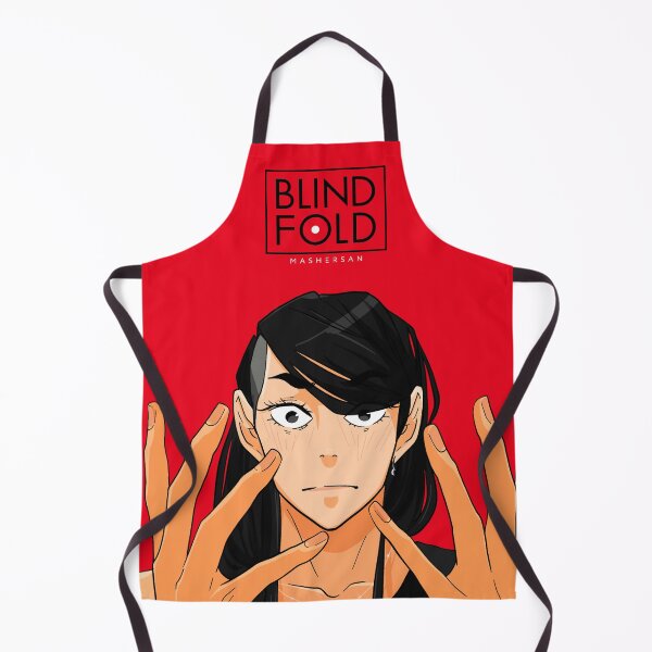 Item preview, Crazy Mitsu (Blindfold) on a red background by Mashersan designed and sold by Mashersan.