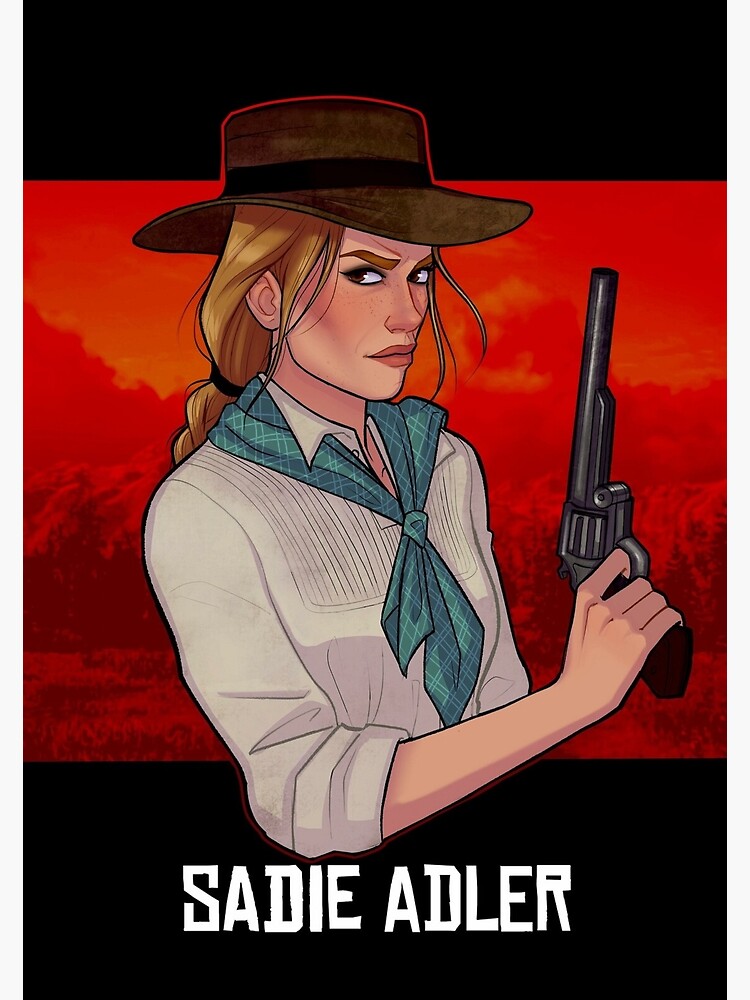 Arthur Morgan Sadie Adler Poster For Sale By Vintage Travler Redbubble