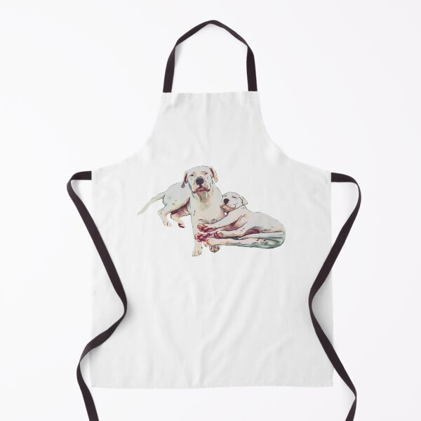 Item preview, Two Cartoon Dogo Argentino design designed and sold by BayRosePets.