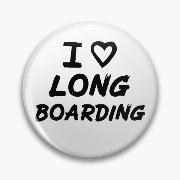Item preview, I Love Long Boarding for Long Boarding Fans  designed and sold by Mochi-Merch.