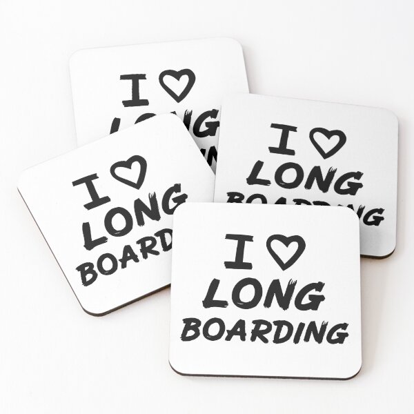 Item preview, I Love Long Boarding for Long Boarding Fans  designed and sold by Mochi-Merch.