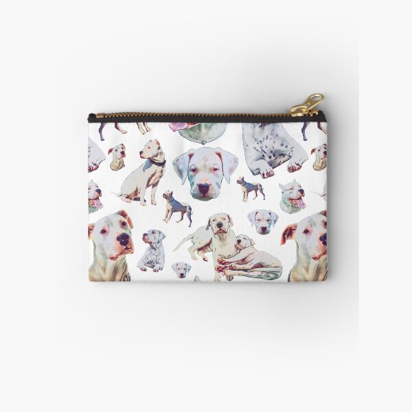 Item preview, Cartoon Puppy Dogo Argentino pattern design designed and sold by BayRosePets.