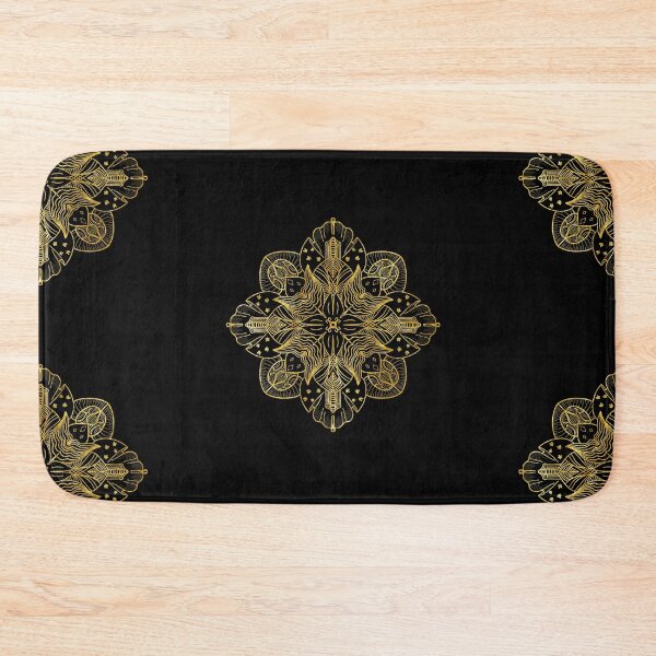 Item preview, golden gold pattern 2 koi fish inspired magic book   designed and sold by tenkenryujin.