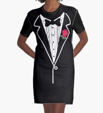 Tux Tee Graphic T-Shirt Dress
