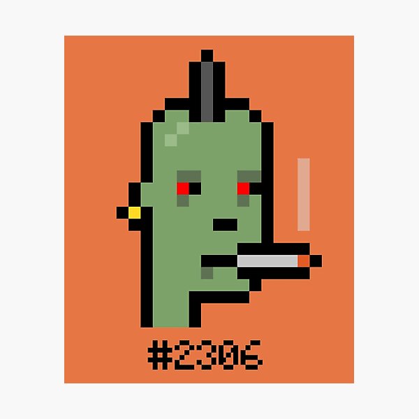 Item preview, CryptoPunks #2306 designed and sold by hodlerbrothers.