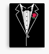 Tux Tee Canvas Print