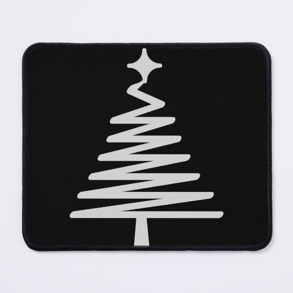 Item preview, Line Art Christmas Tree Silver designed and sold by CreativeBel.